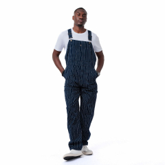 Dickies Crestwood Navy and White Dungaree